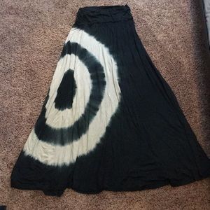 Tye dye maxi skirt